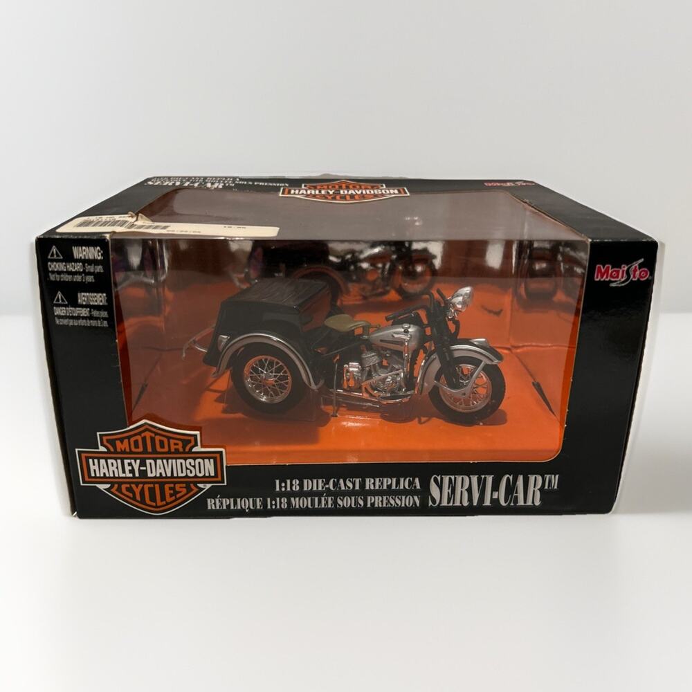 Maisto 1:18 Harley Davidson 1947 Servi-Car Service car Trike 3 Wheels #31110